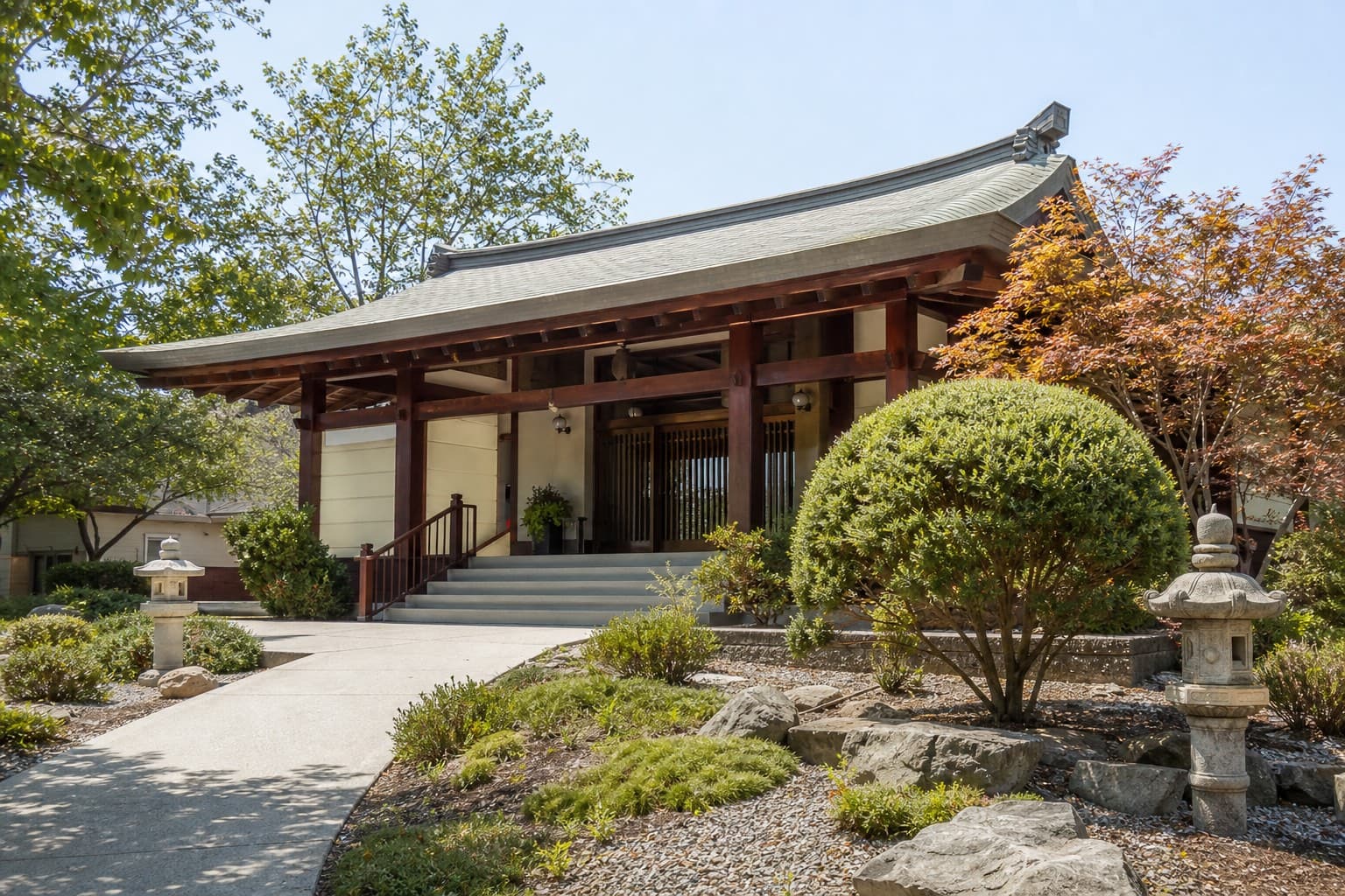 Buddhist place of worship exterior