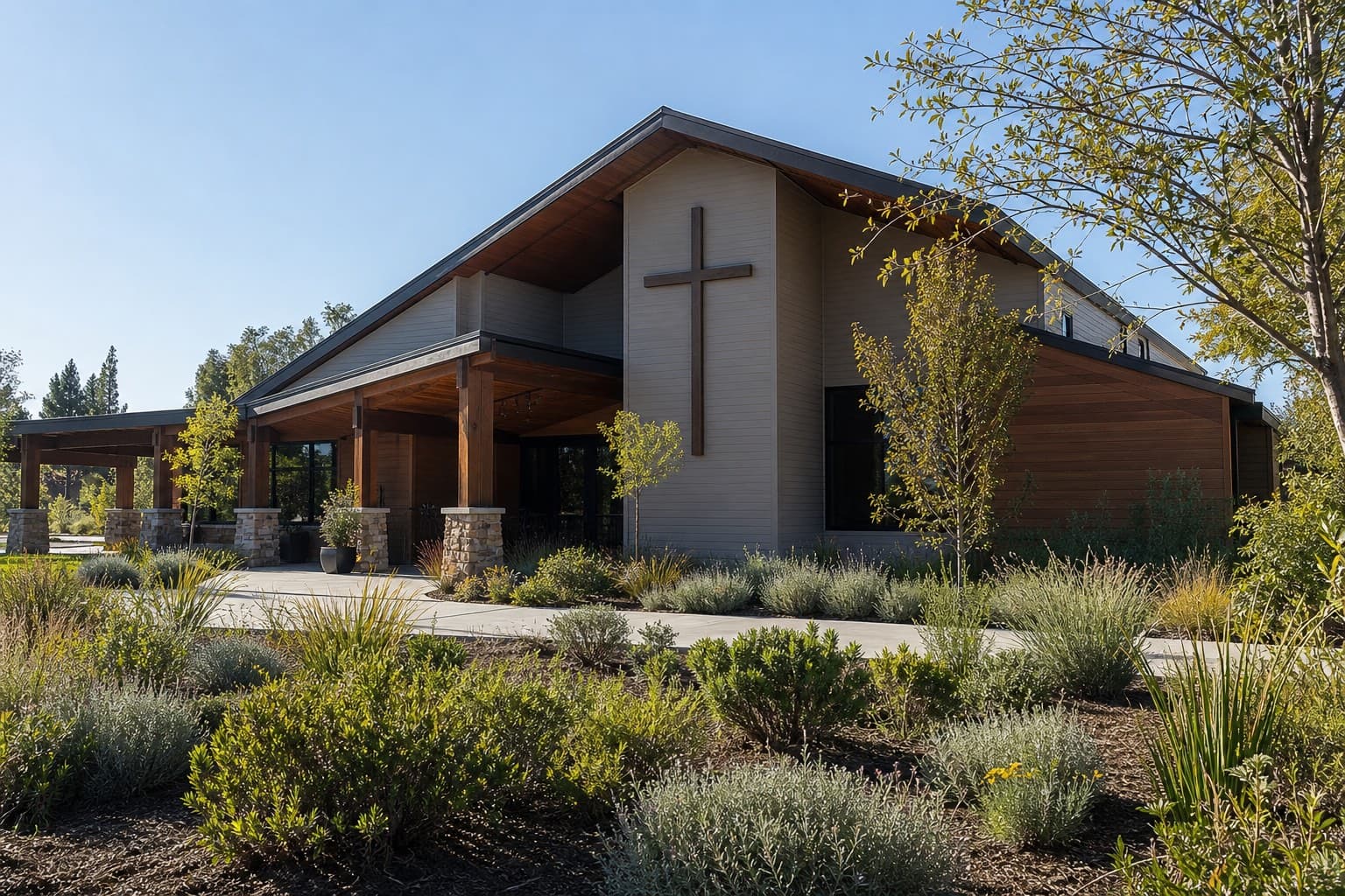 Calvary Chapel place of worship exterior