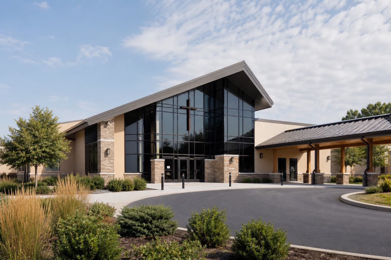 Non-denominational place of worship exterior