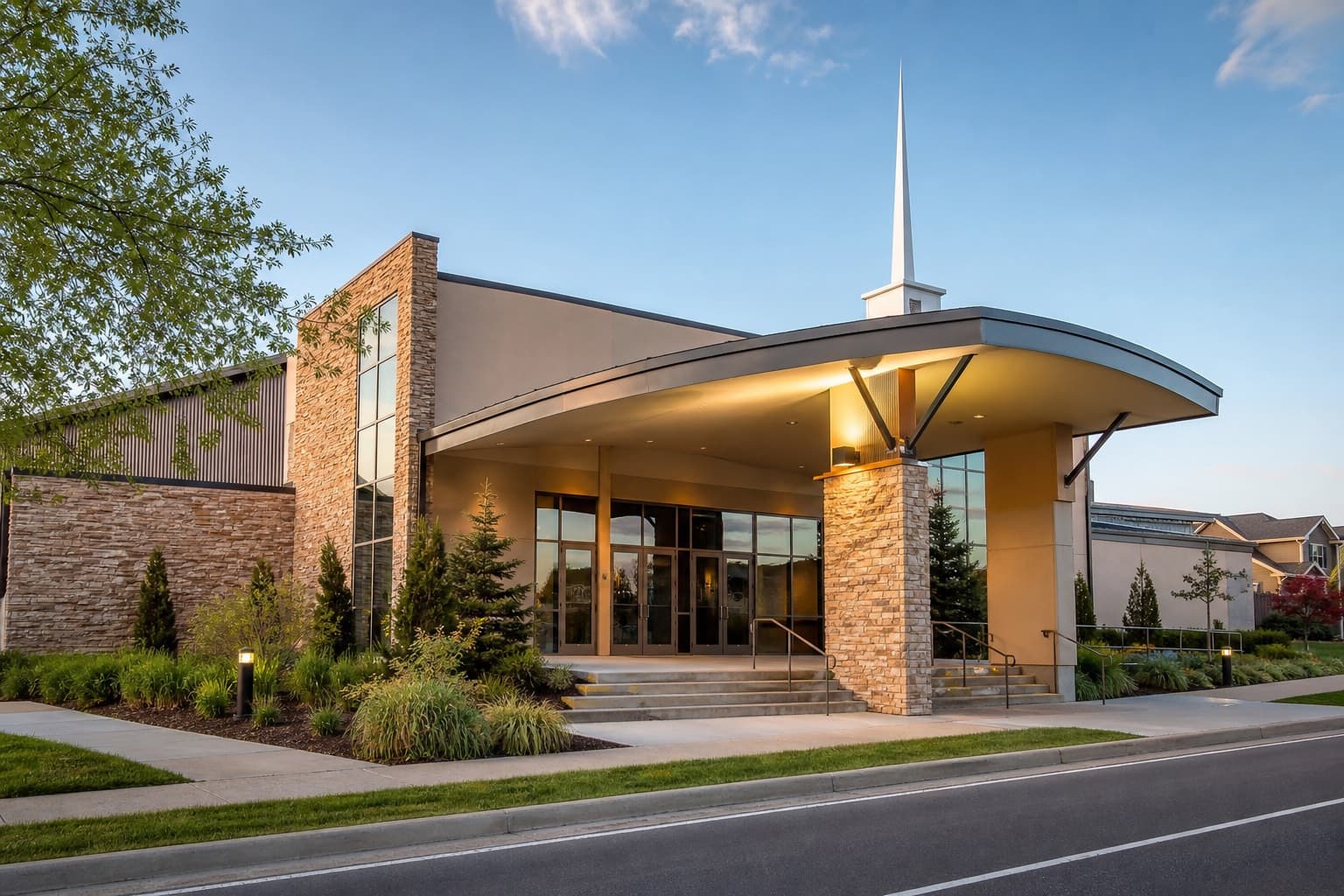 Pentecostal place of worship exterior