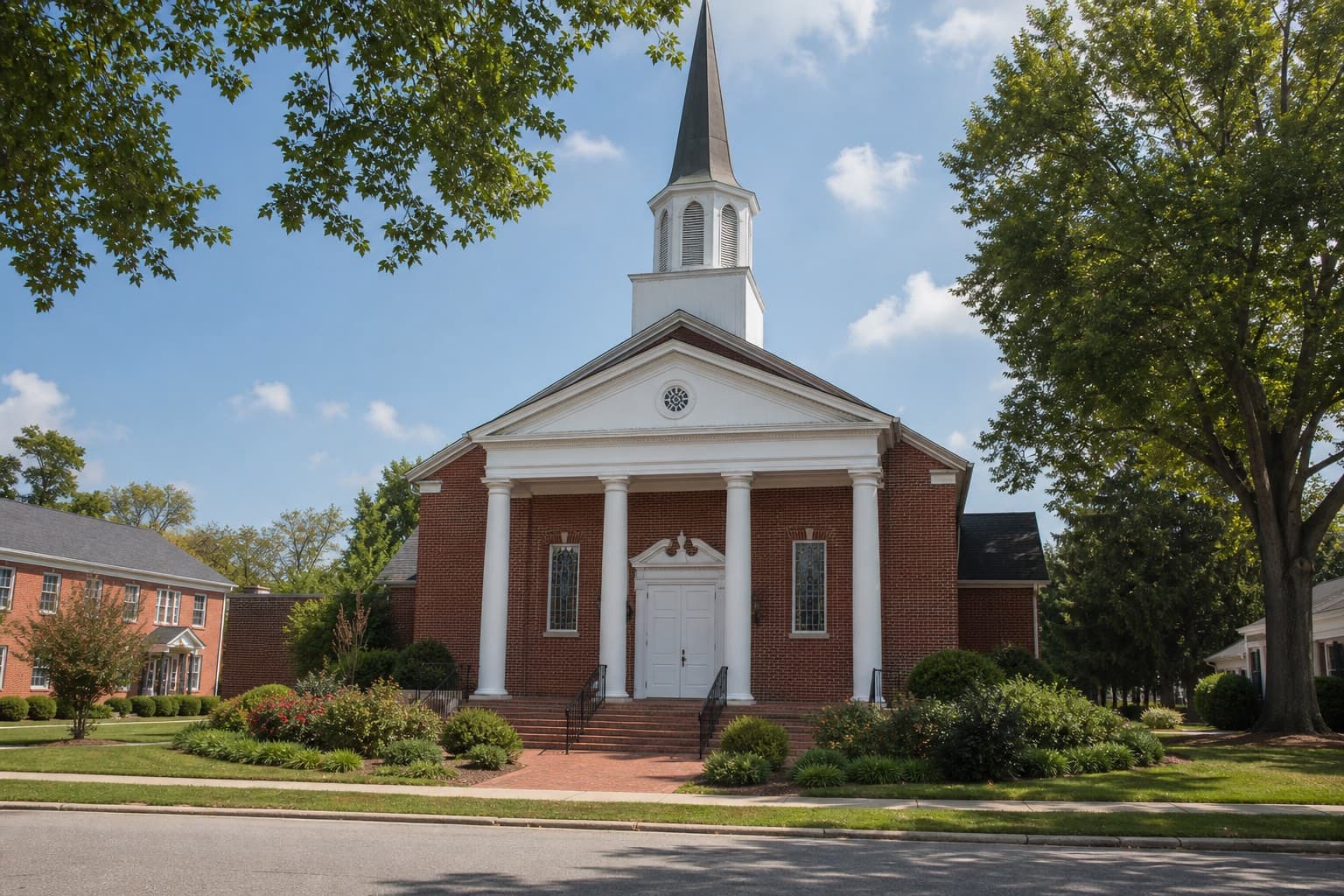 United Methodist place of worship exterior