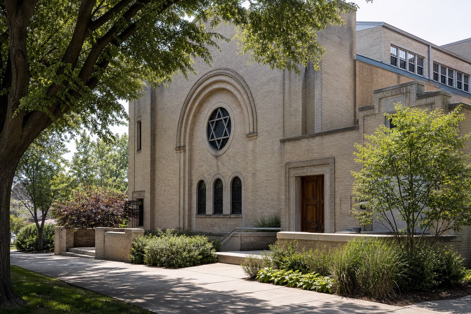 Jewish place of worship exterior